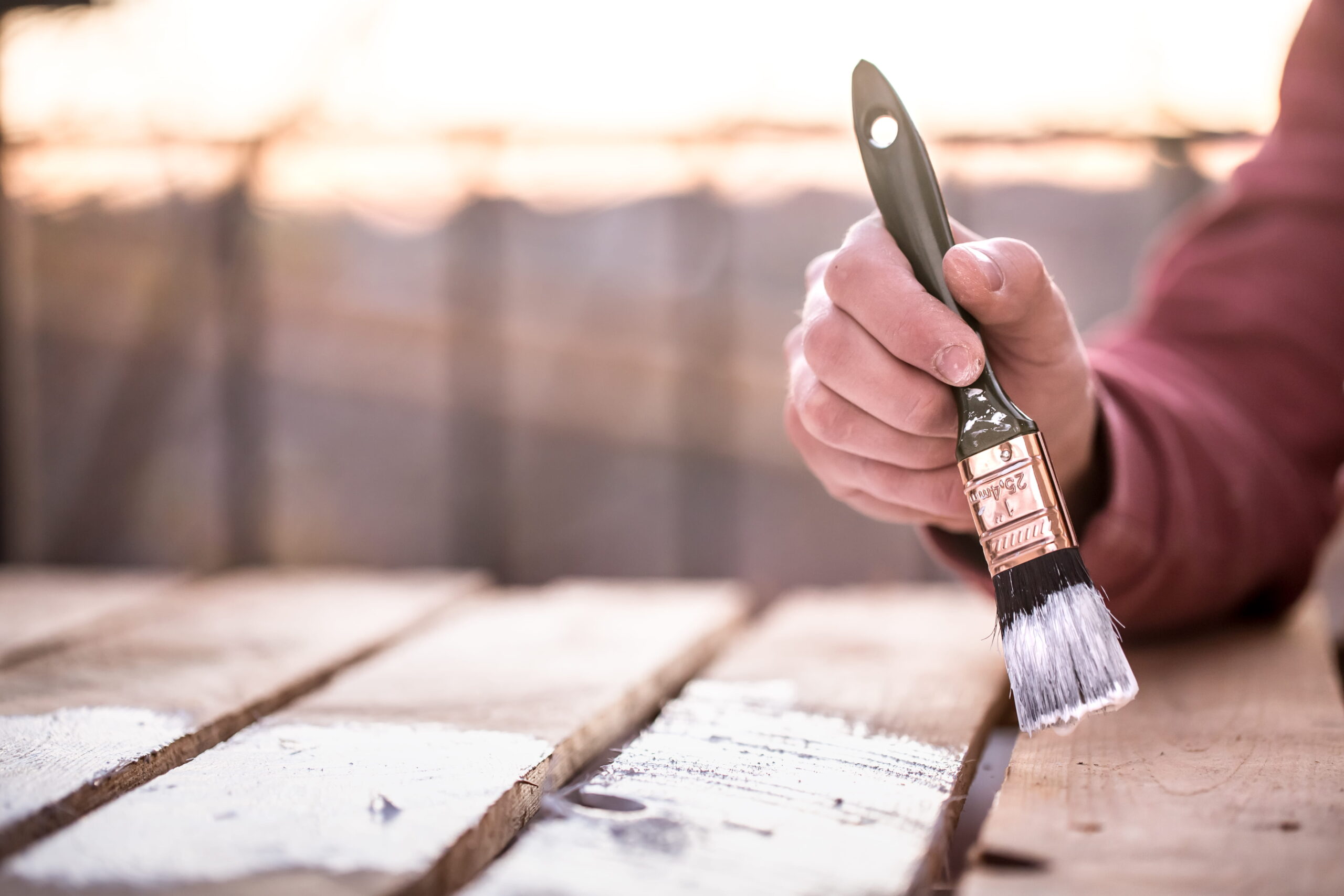 Dust free deck sanding