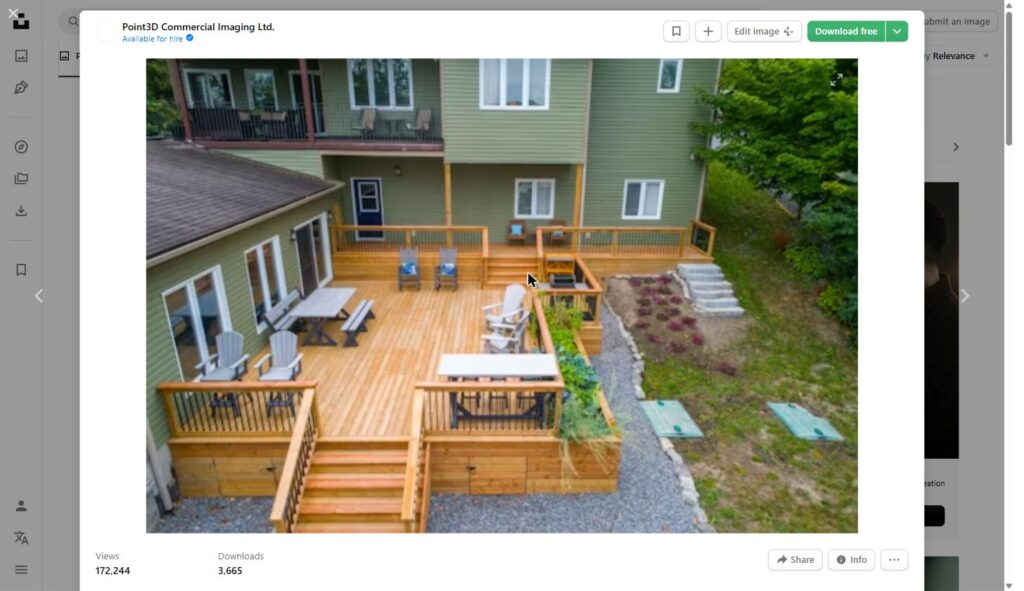 Deck repair Sydney aerial view – repaired and restored multi-level timber deck